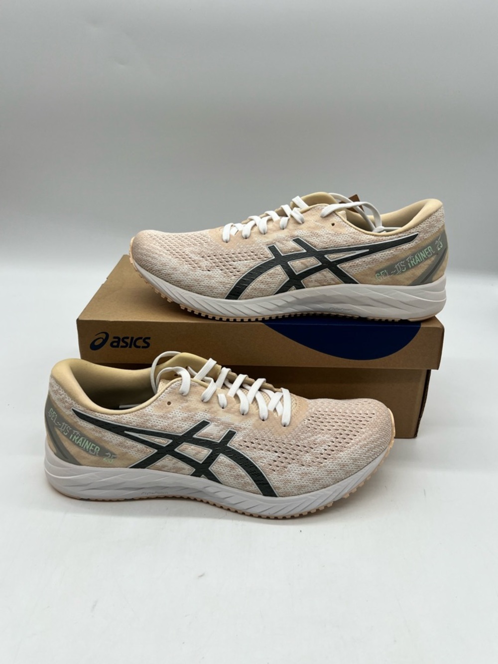 ASICS Women's Trainer Sneakers in Light Pink and Black Accents